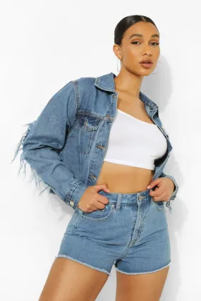 Extreme Frayed Denim Jacket