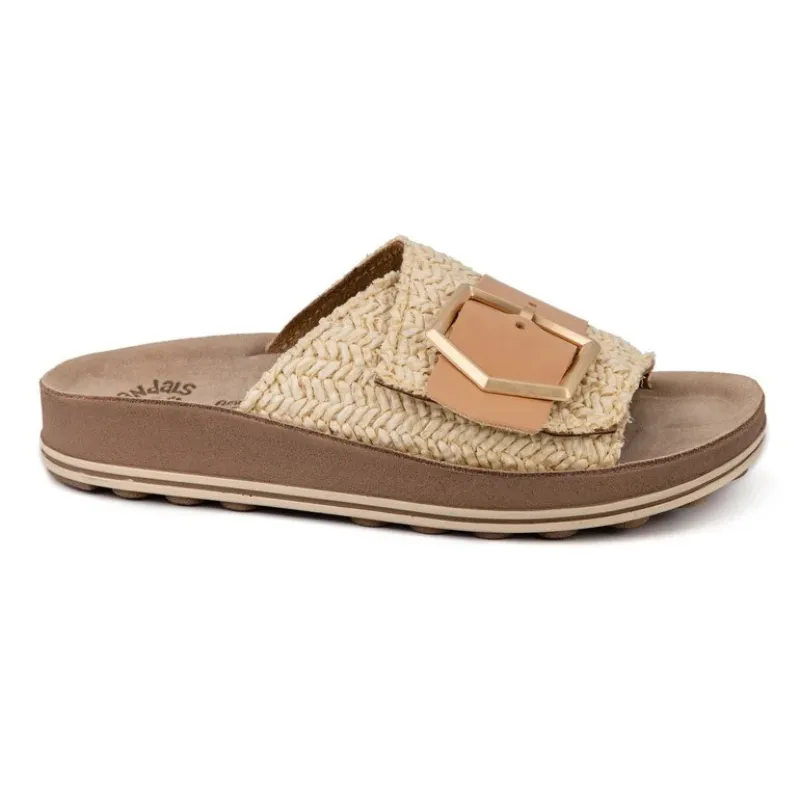 FANTASY SANDALS Korina - Vanilla Raffia