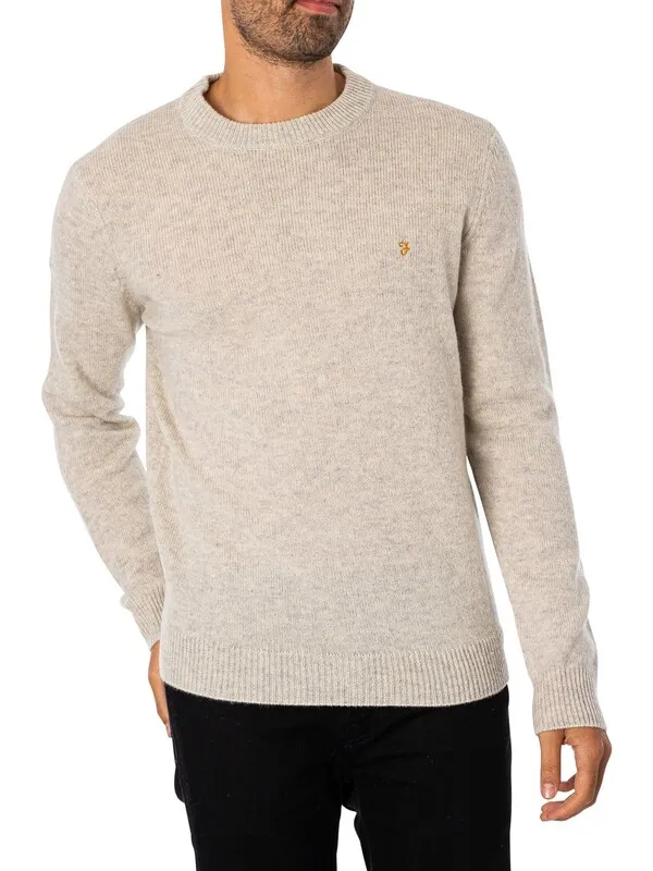 Farah Birchall Knit - Fog