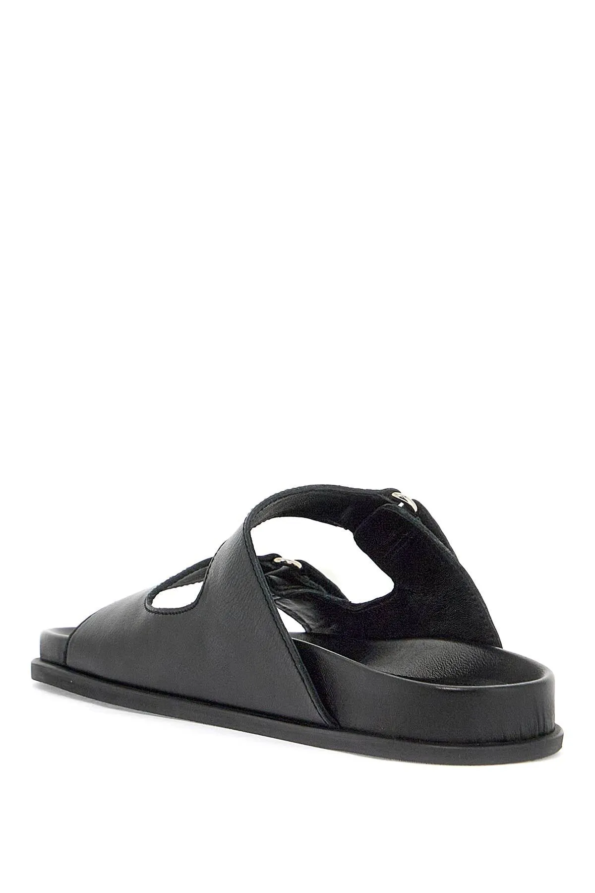 fayce slides FAYENCE SANDAL SQM BLACK