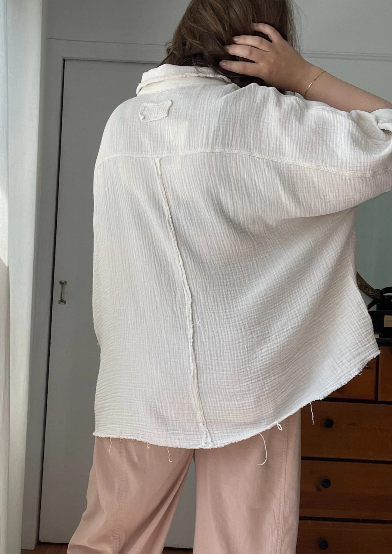 Relaxed Cotton Gauze Shirt - Clearance Deal