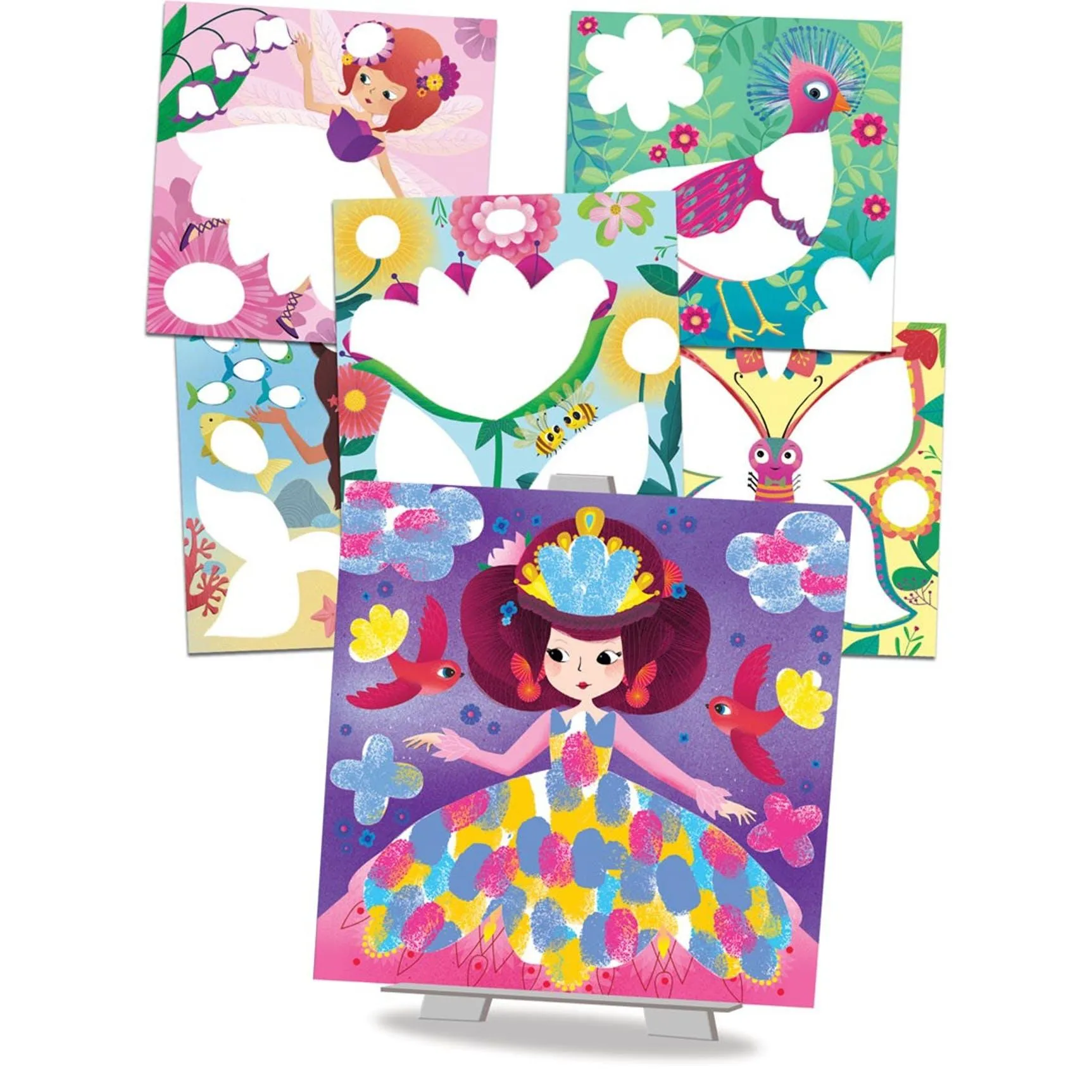 FINGER PAINTING SET-PRINCESS