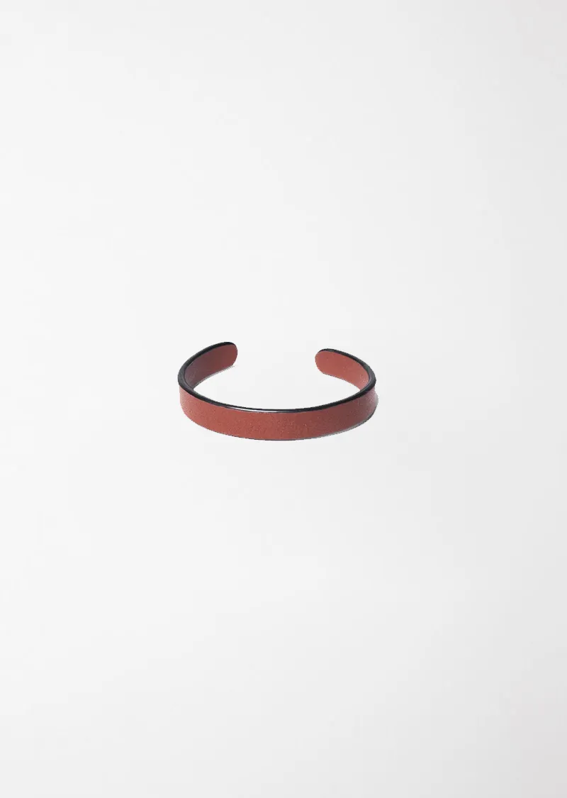 Flat Coated Bracelet — Dark Honey