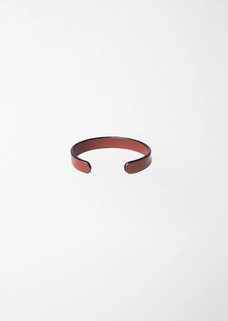 Flat Coated Bracelet — Dark Honey