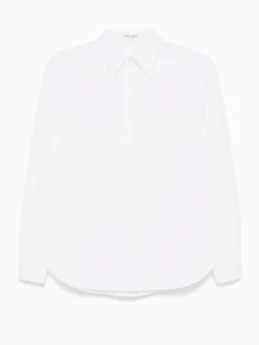 Flat collar shirt