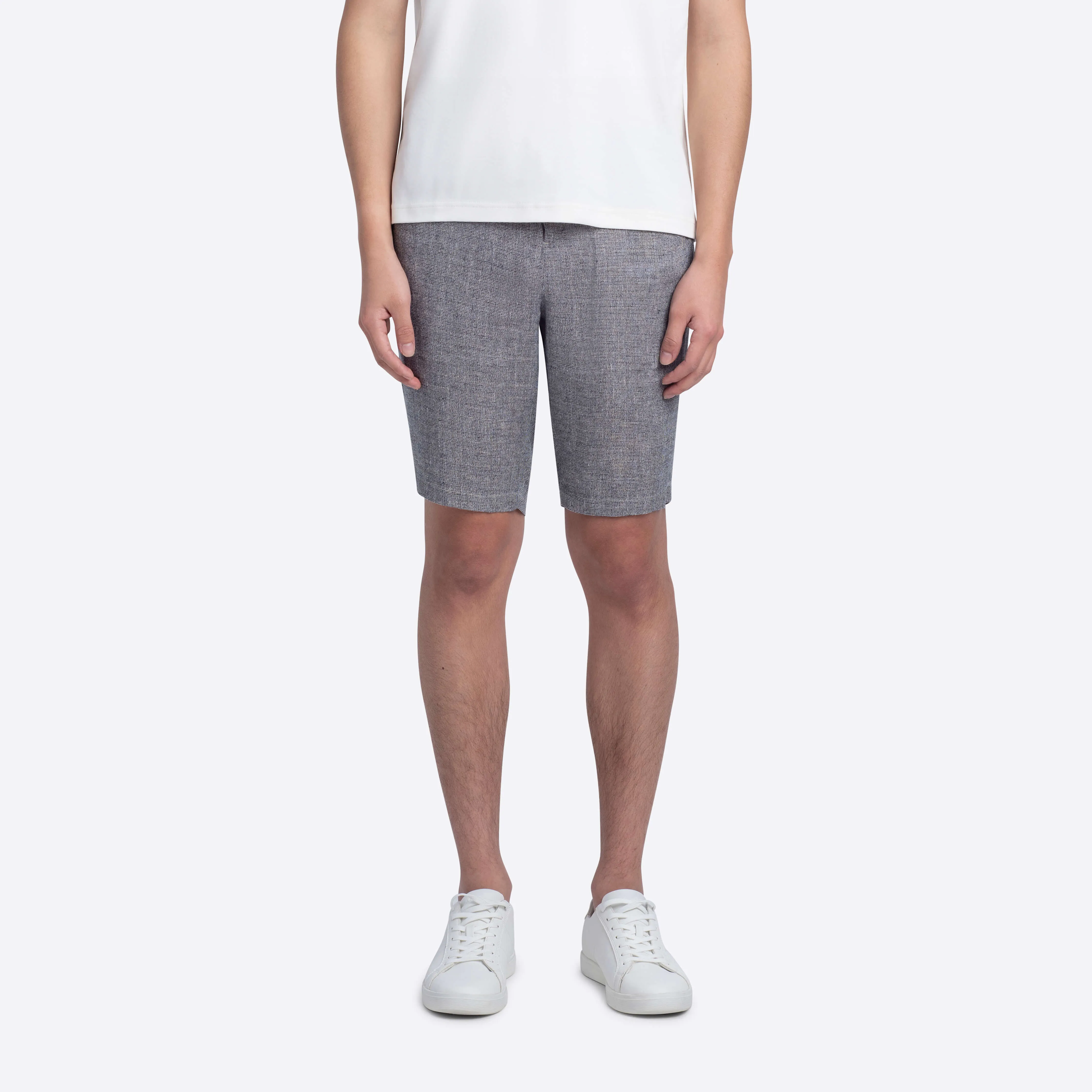 Flat Front Bermuda Shorts