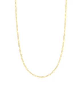     Flat Mariner Chain Necklace    --    