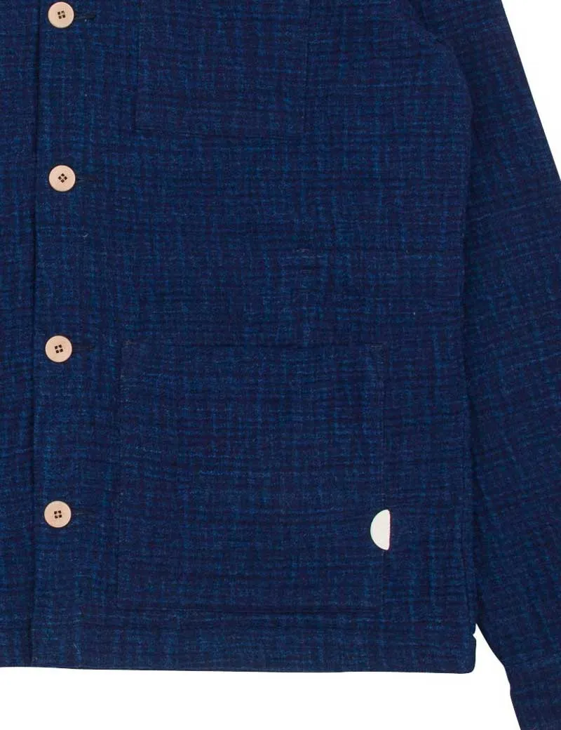 Folk Assembly Jacket Indigo Waffle