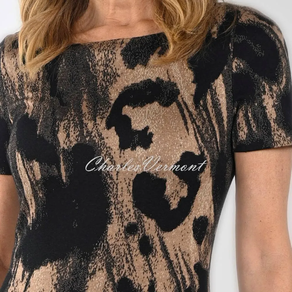 Frank Lyman Animal Print Knit Dress - Style 233410 --> Frank Lyman Animal Print Dress - Style 233410