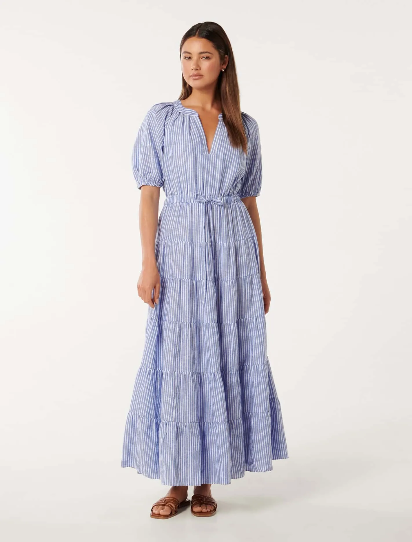 Gabbie Tiered Midi Dress