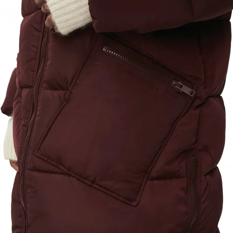 Oversized GANNI Tech Puffer Coat in Port Royale