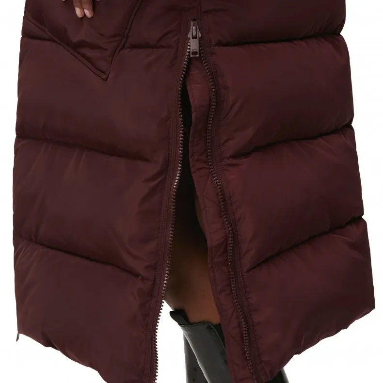 Oversized GANNI Tech Puffer Coat in Port Royale