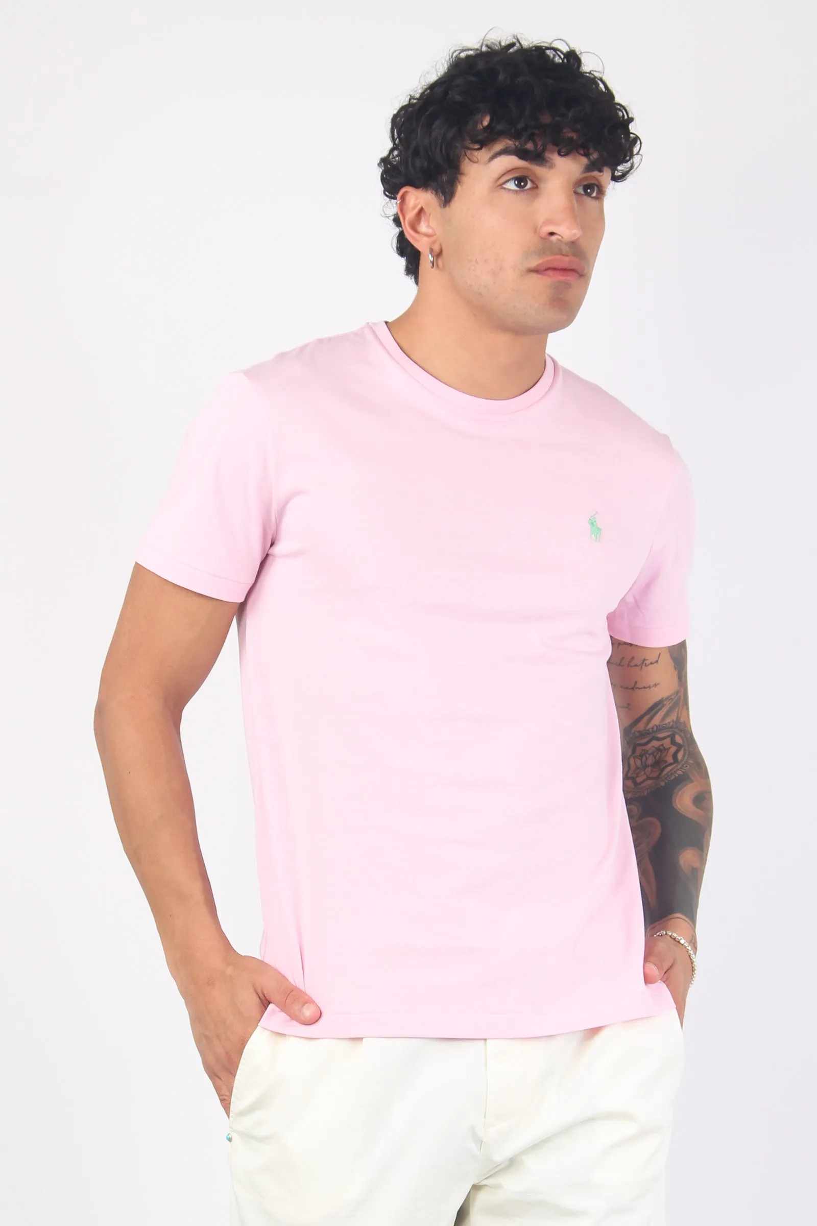 Garden Pink Short Sleeve T-shirt Jersey