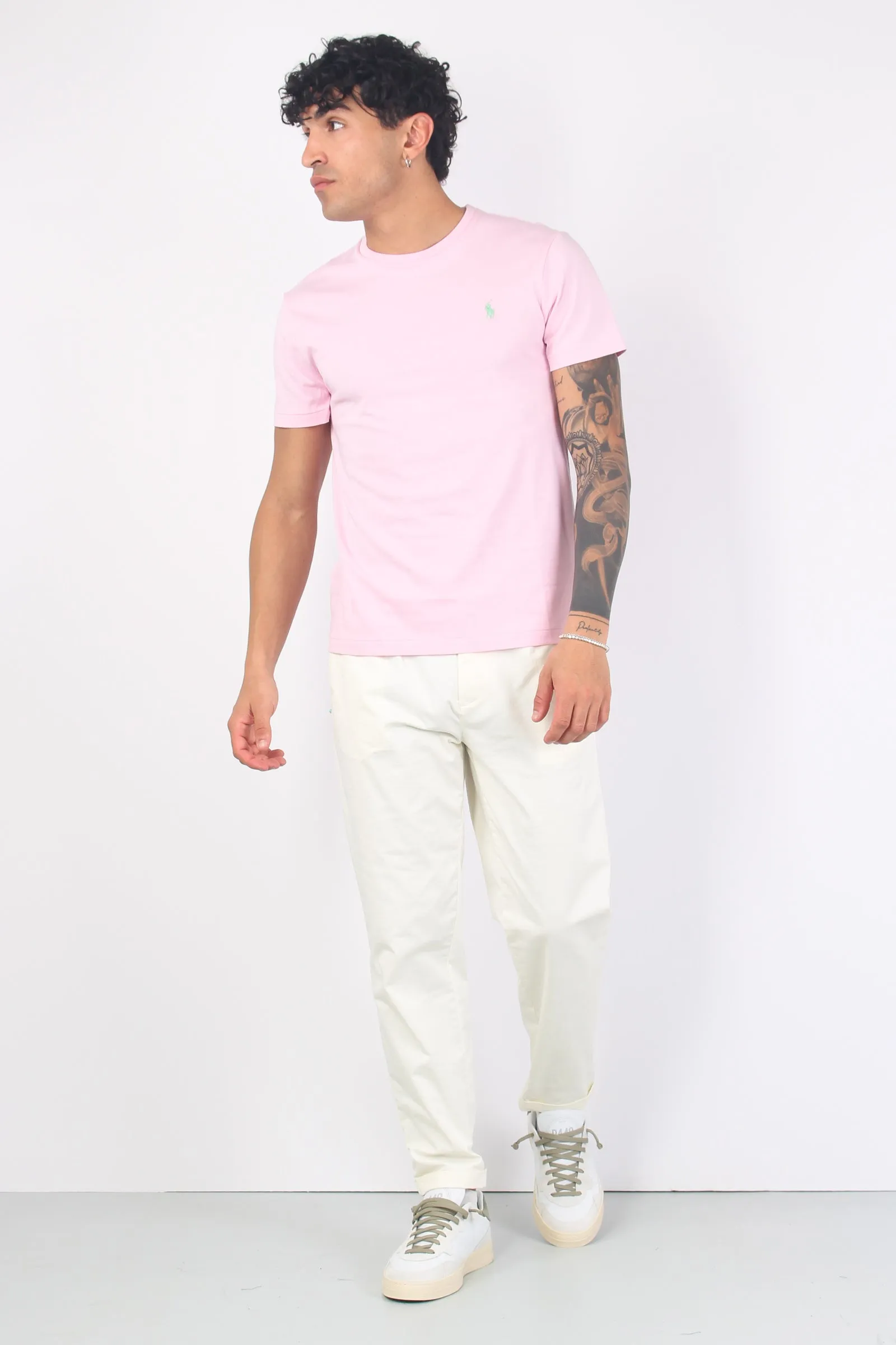 Garden Pink Short Sleeve T-shirt Jersey