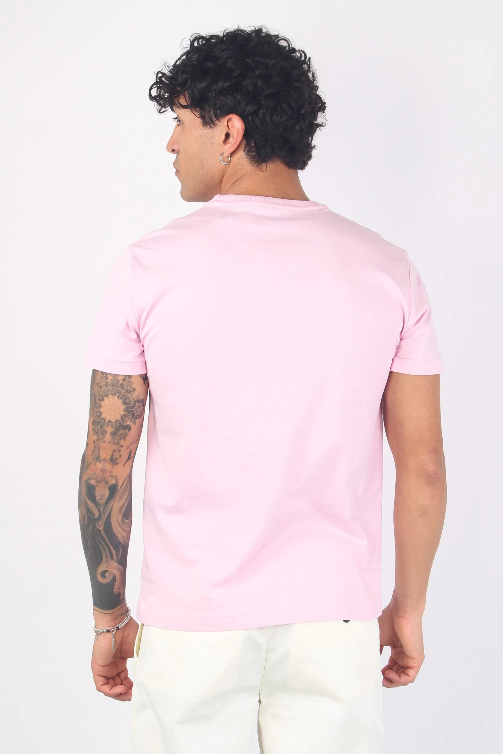 Garden Pink Short Sleeve T-shirt Jersey