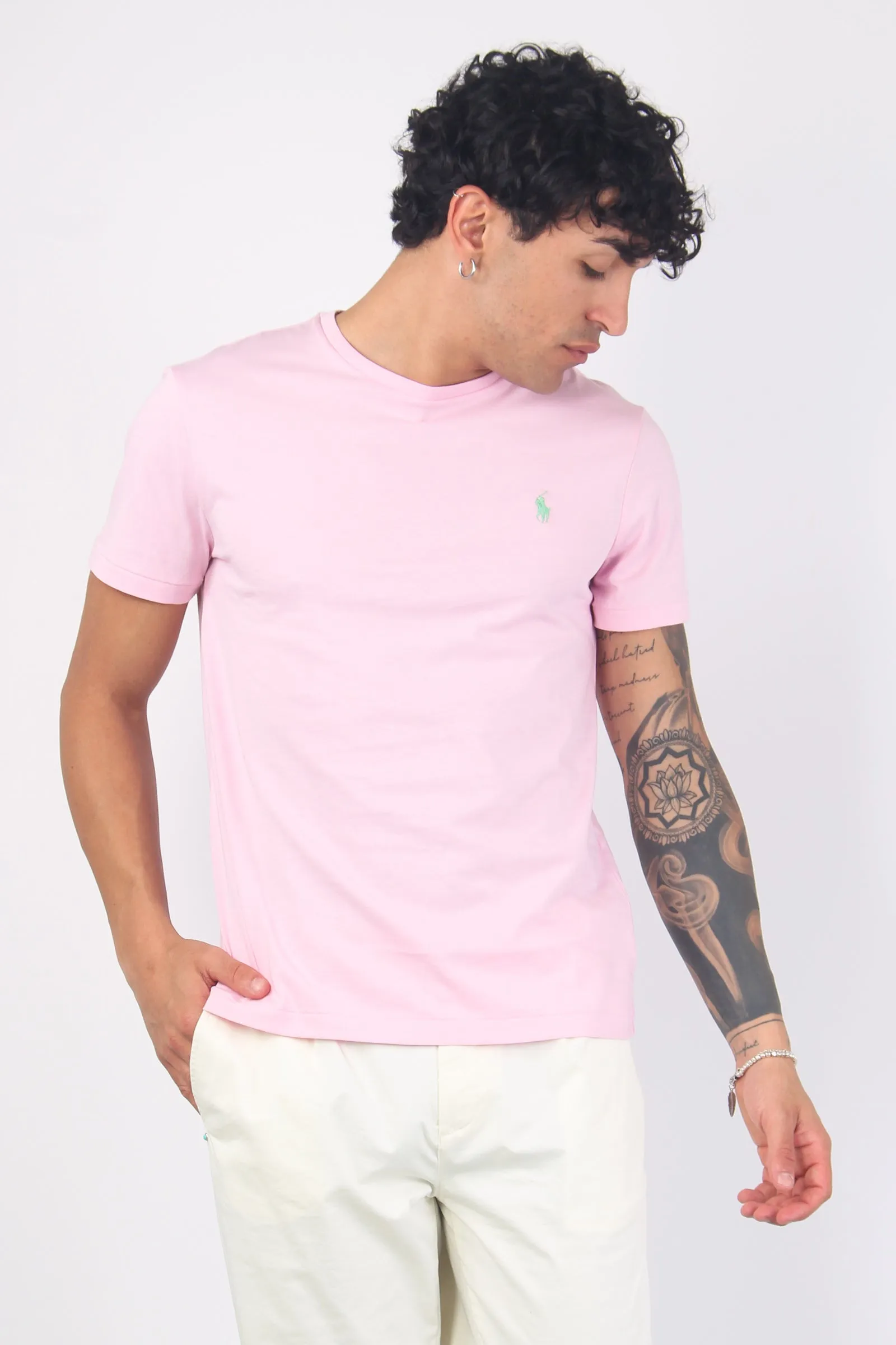 Garden Pink Short Sleeve T-shirt Jersey