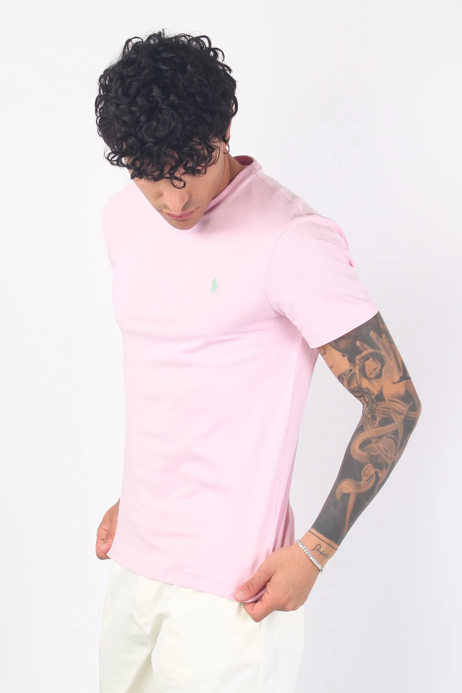 Garden Pink Short Sleeve T-shirt Jersey