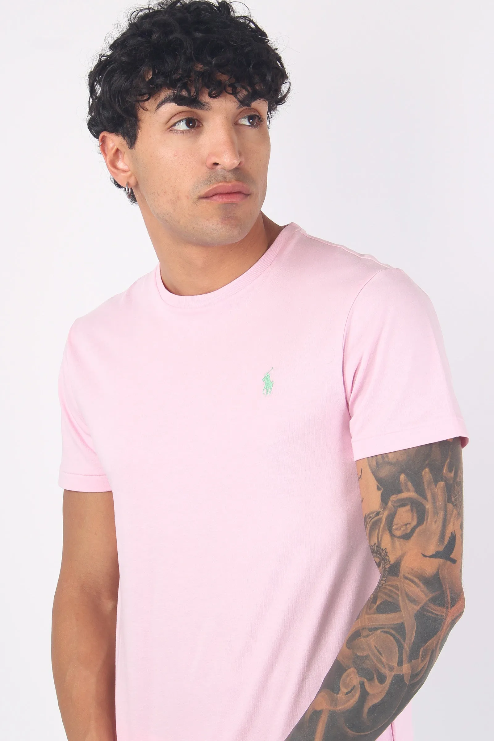 Garden Pink Short Sleeve T-shirt Jersey