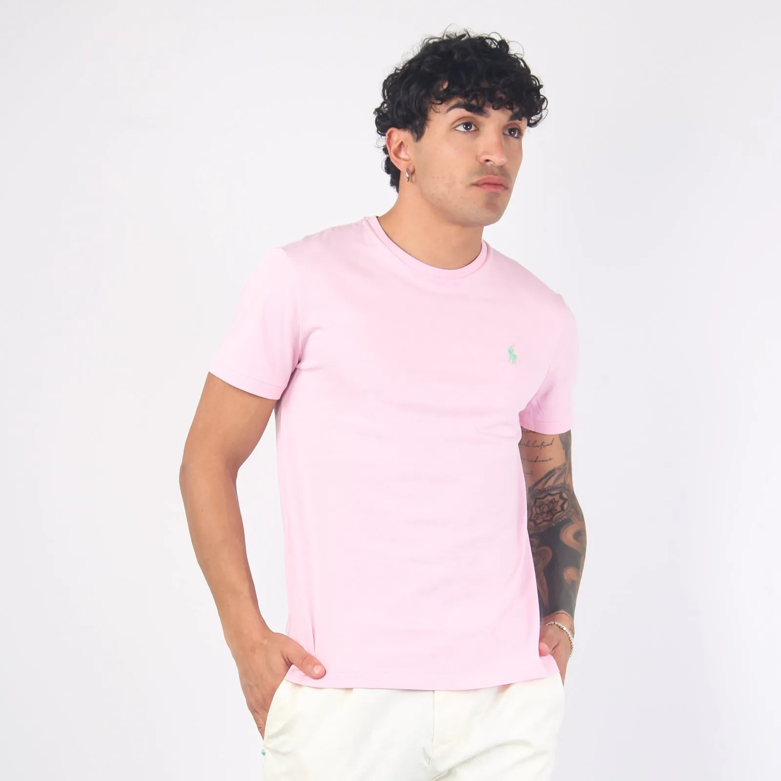 Garden Pink Short Sleeve T-shirt Jersey