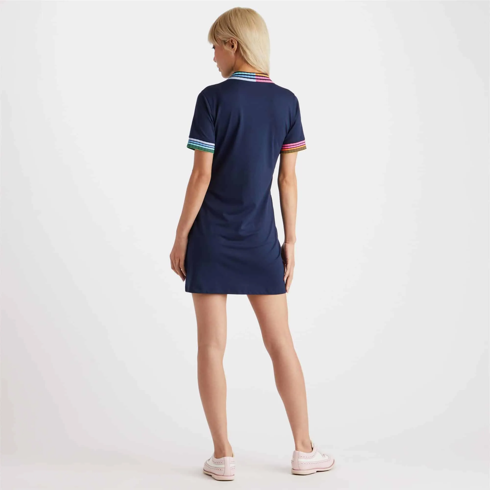 G/FORE Ladies Polo Dress with Contrast Collar - Twilight