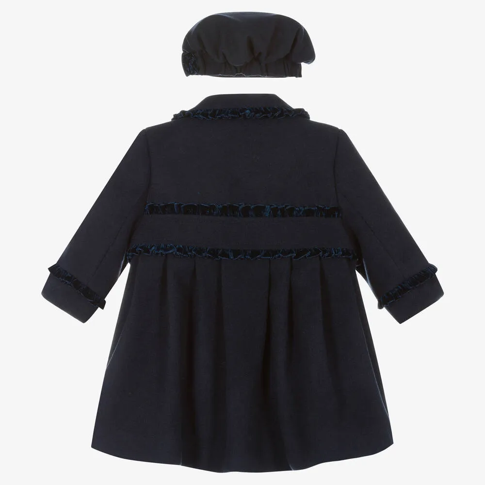 Check Print Wool Blend Coat for Plus Size