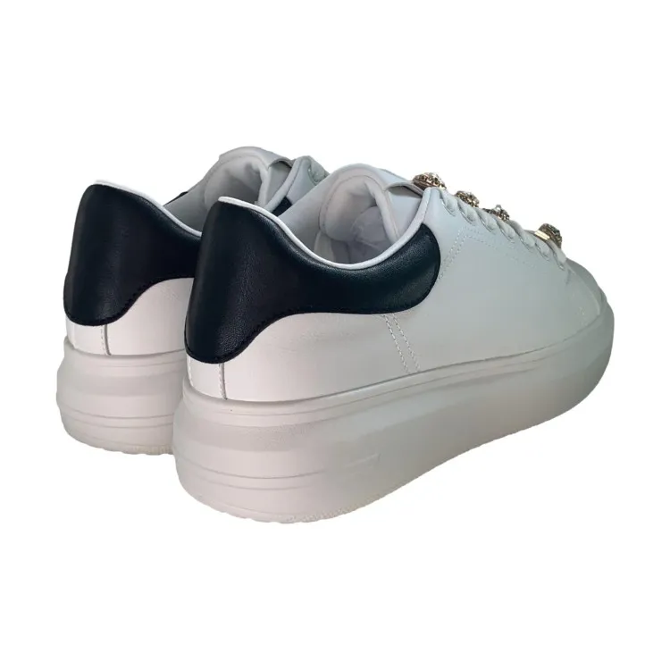 Black and White Gold & Gold GB812 Women's Sneakers