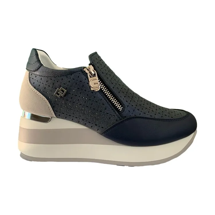 Gold & Gold GB826 Women's Blue Sneakers