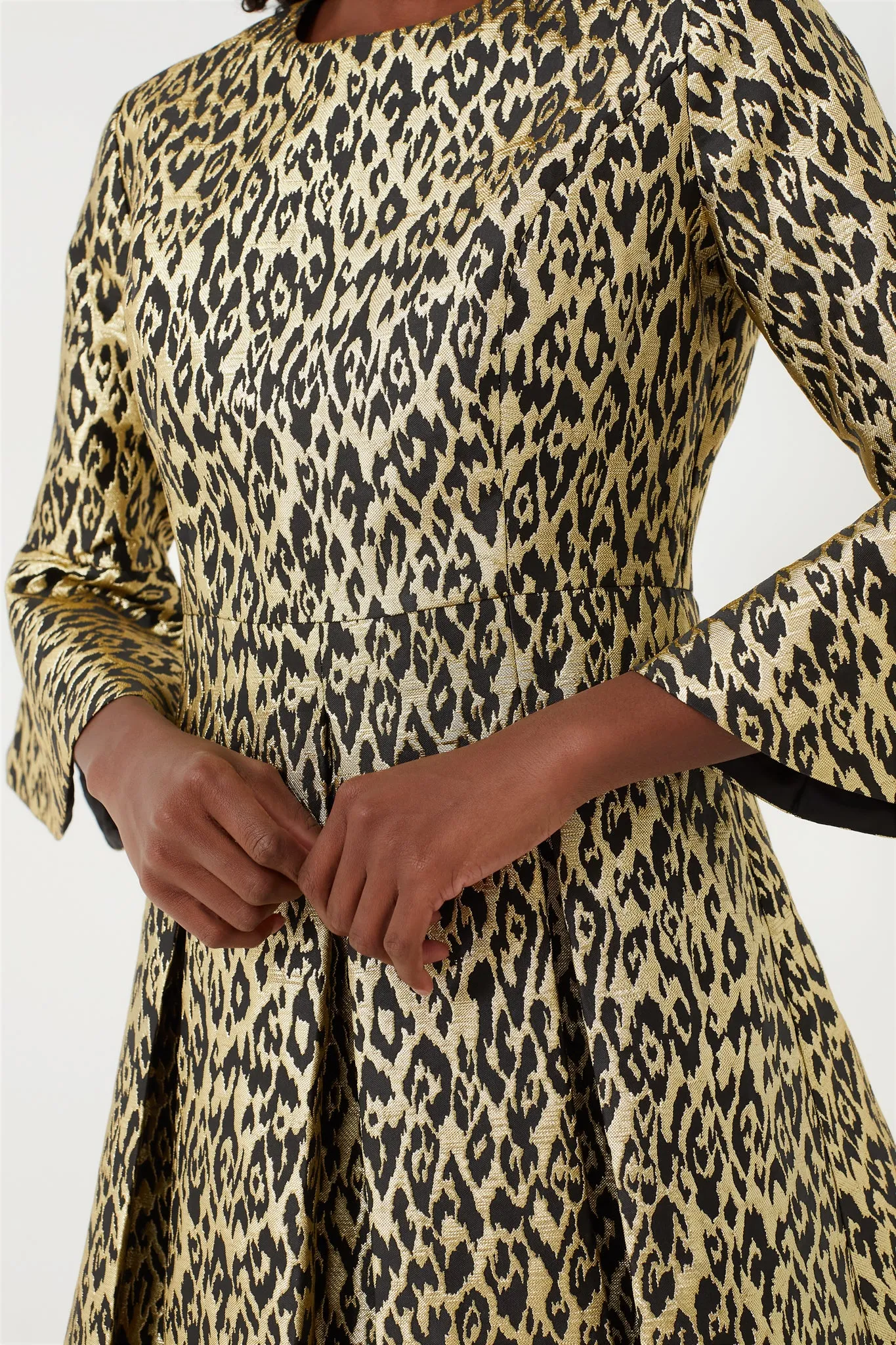 Gold Leopard Mel Dress