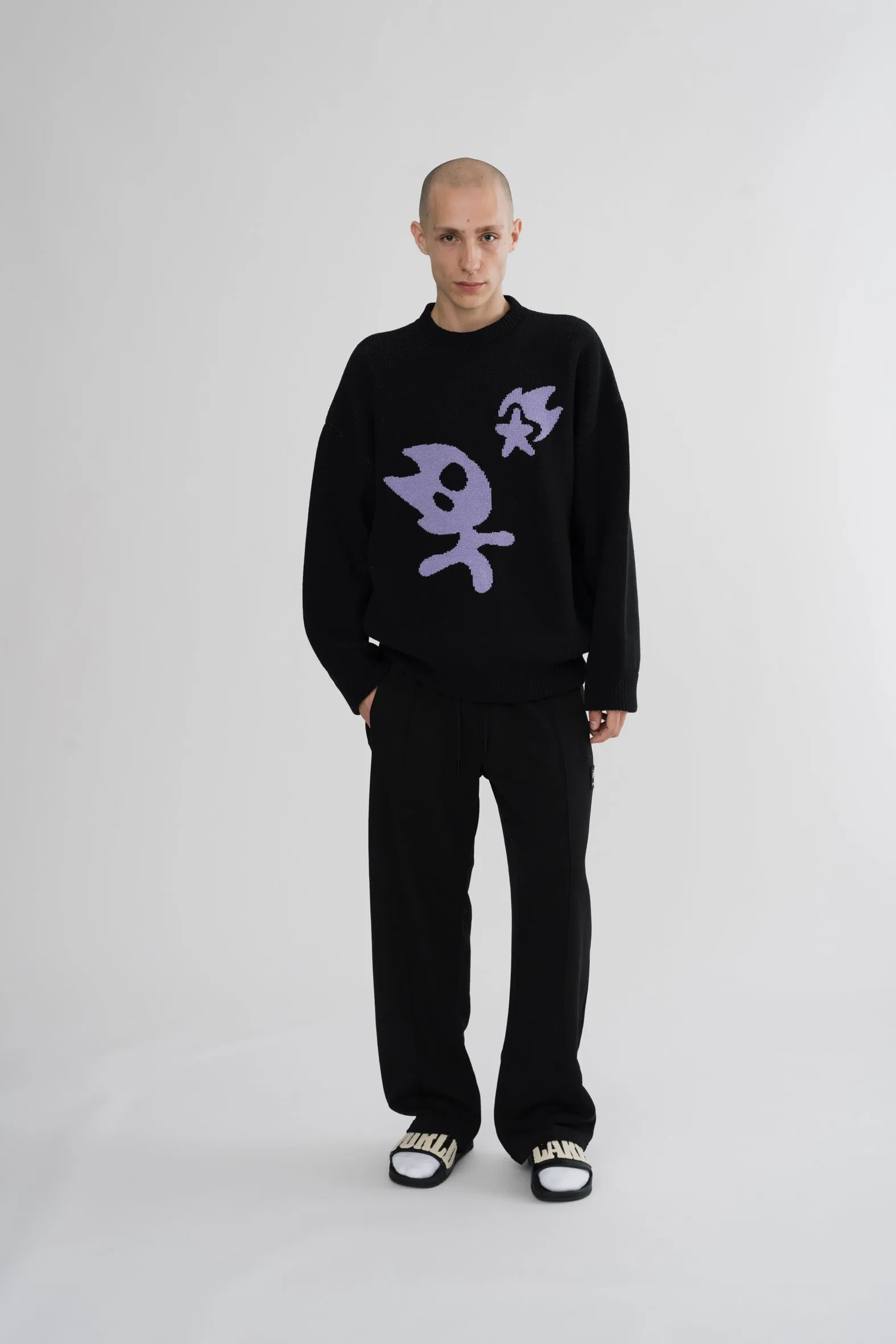 Dreamboy Knit Crewneck Black - Goodbois