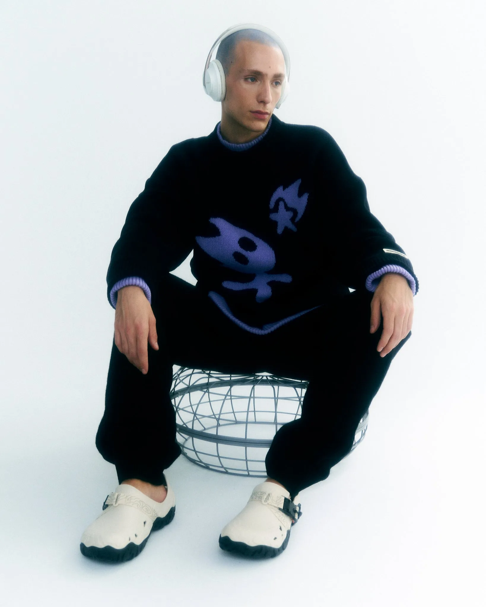 Dreamboy Knit Crewneck Black - Goodbois