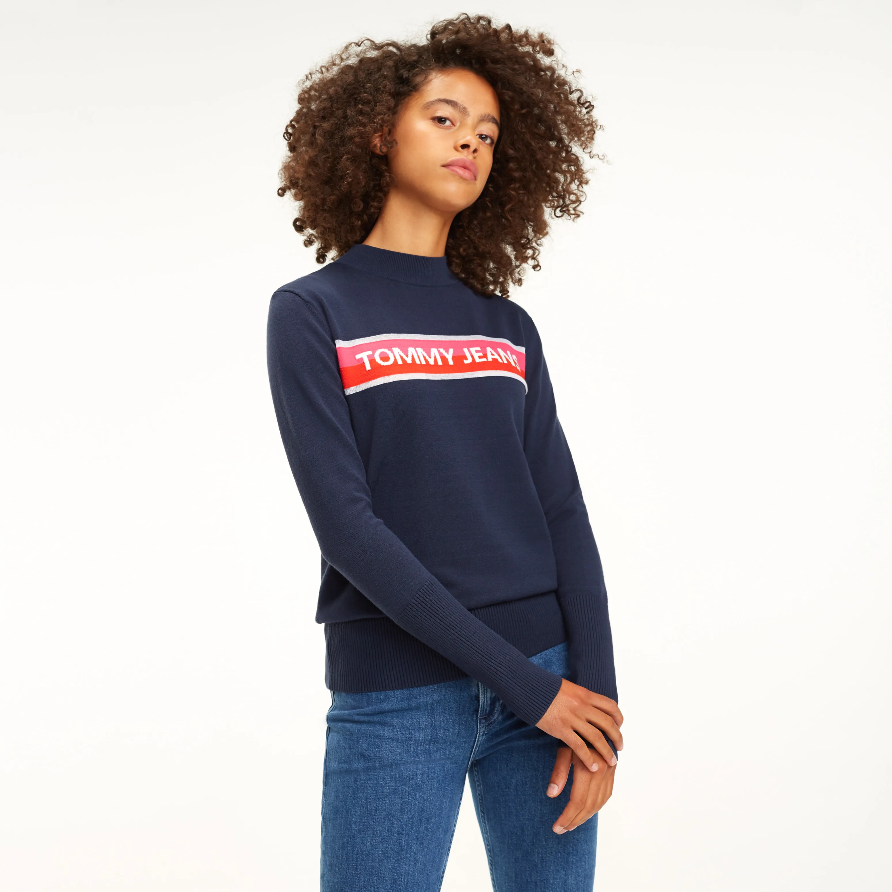 Graphic Stripe Jumper | Jumpers | Tommy Hilfiger