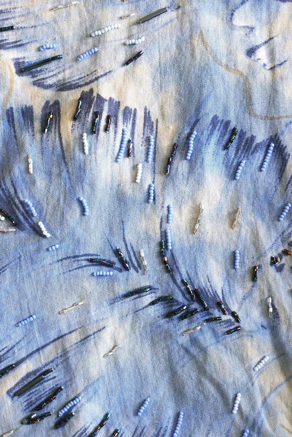 Hawaiian Kai Shirt - Beaded Honu Tie Dye