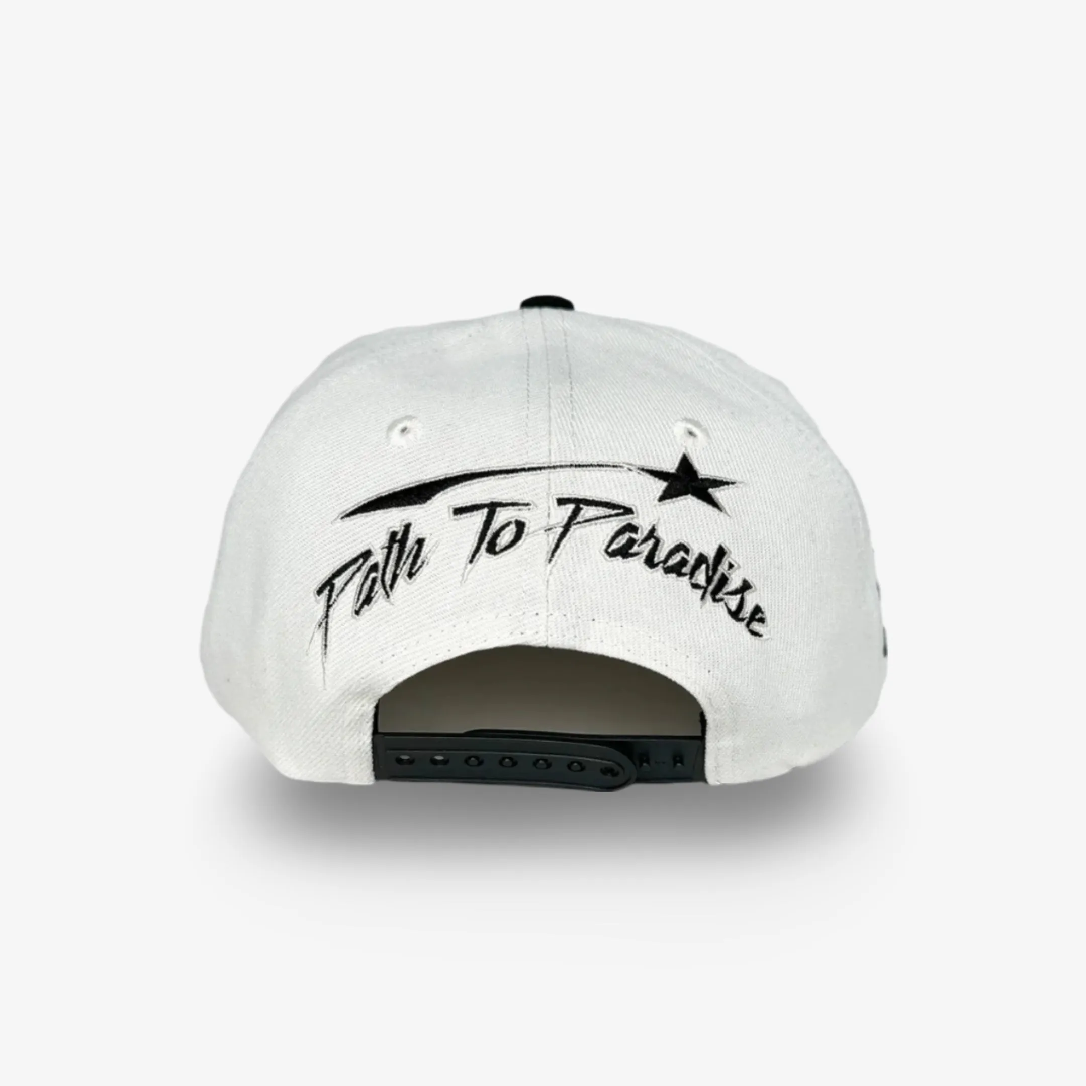 Hellstar Sports Snapback Hat 'Shark Teeth' Design Off White / Black