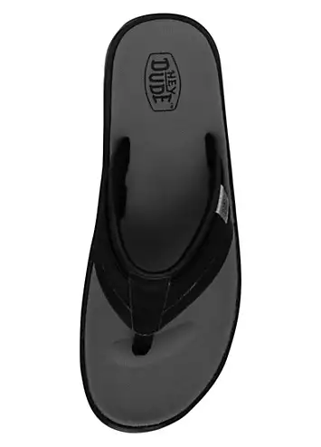 Hey Dude Black Sami Sandals | Grattan