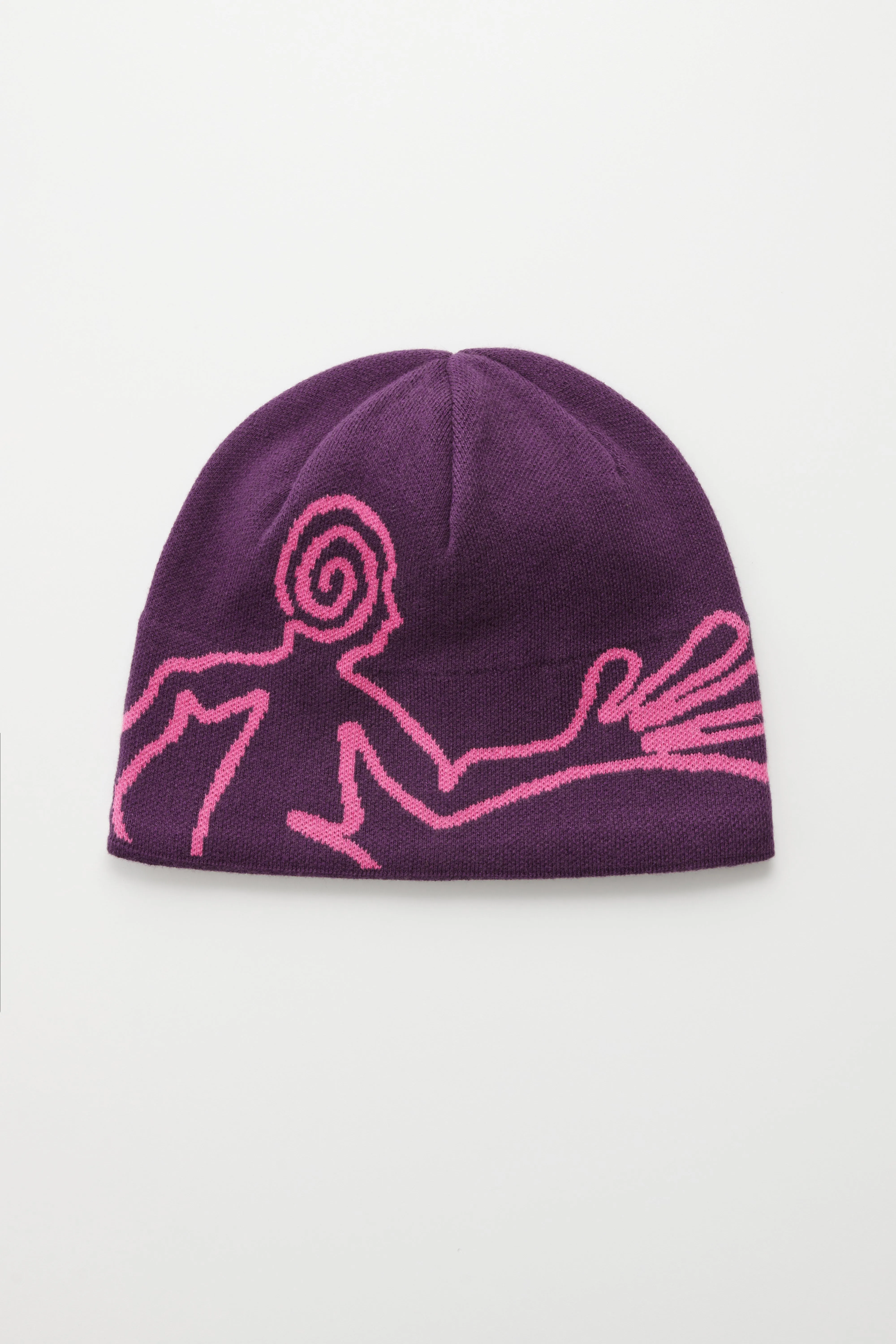 Hiking Patrol Knit Beanie Purple