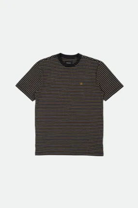 Hilt S/S Knit - Black/Honey/Heather Grey