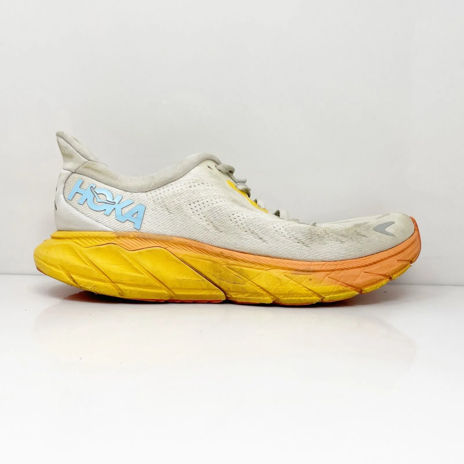 Hoka One One Womens Arahi 6 1123195 NCBDB White Running Shoes Sneakers Size 8 B