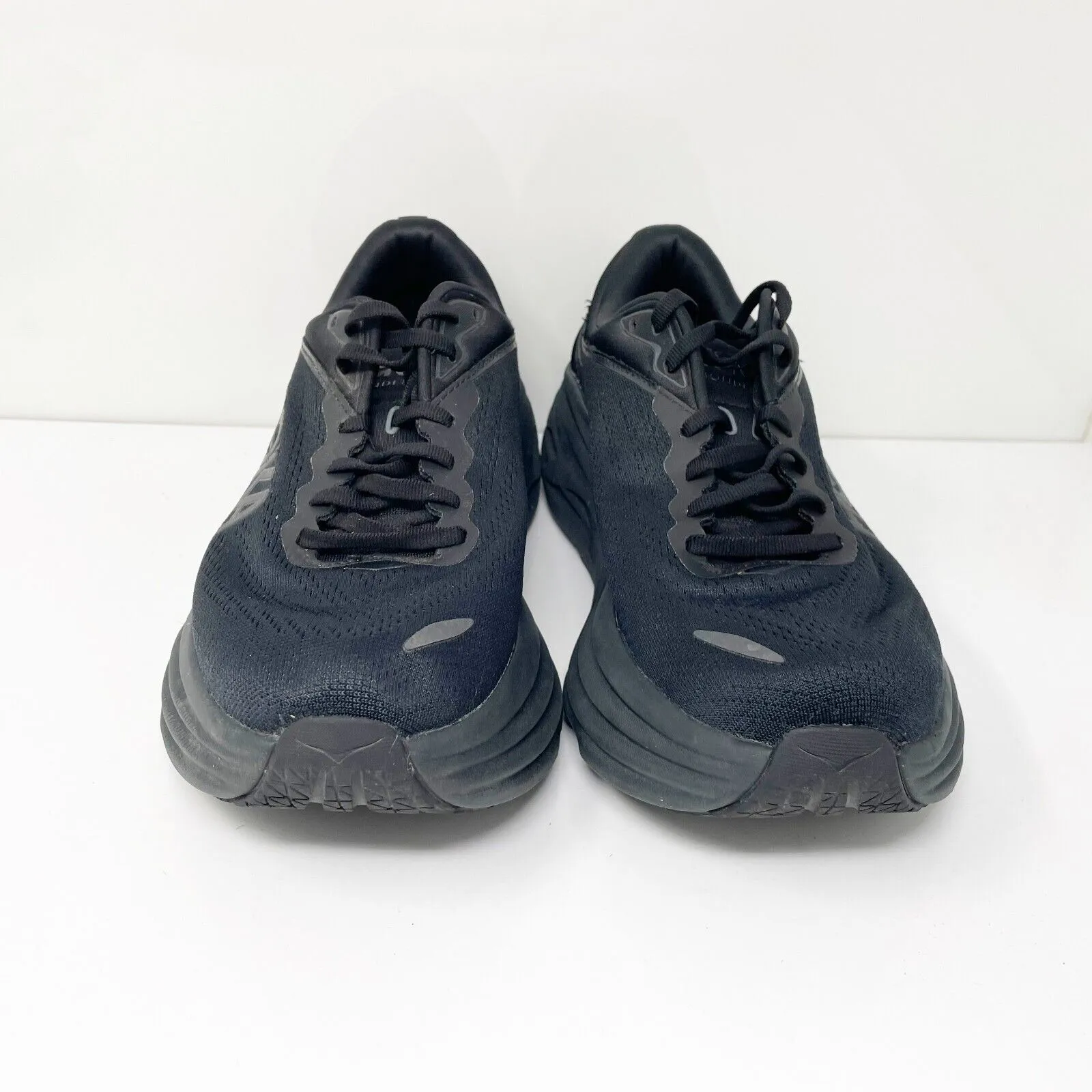 Hoka One One Womens Bondi 8 1127952 BBLC Black Running Shoes Sneakers Sz 10.5 B