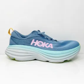 Hoka One One Womens Bondi 8 1127954 SSK Blue Running Shoes Sneakers Size 9.5 D