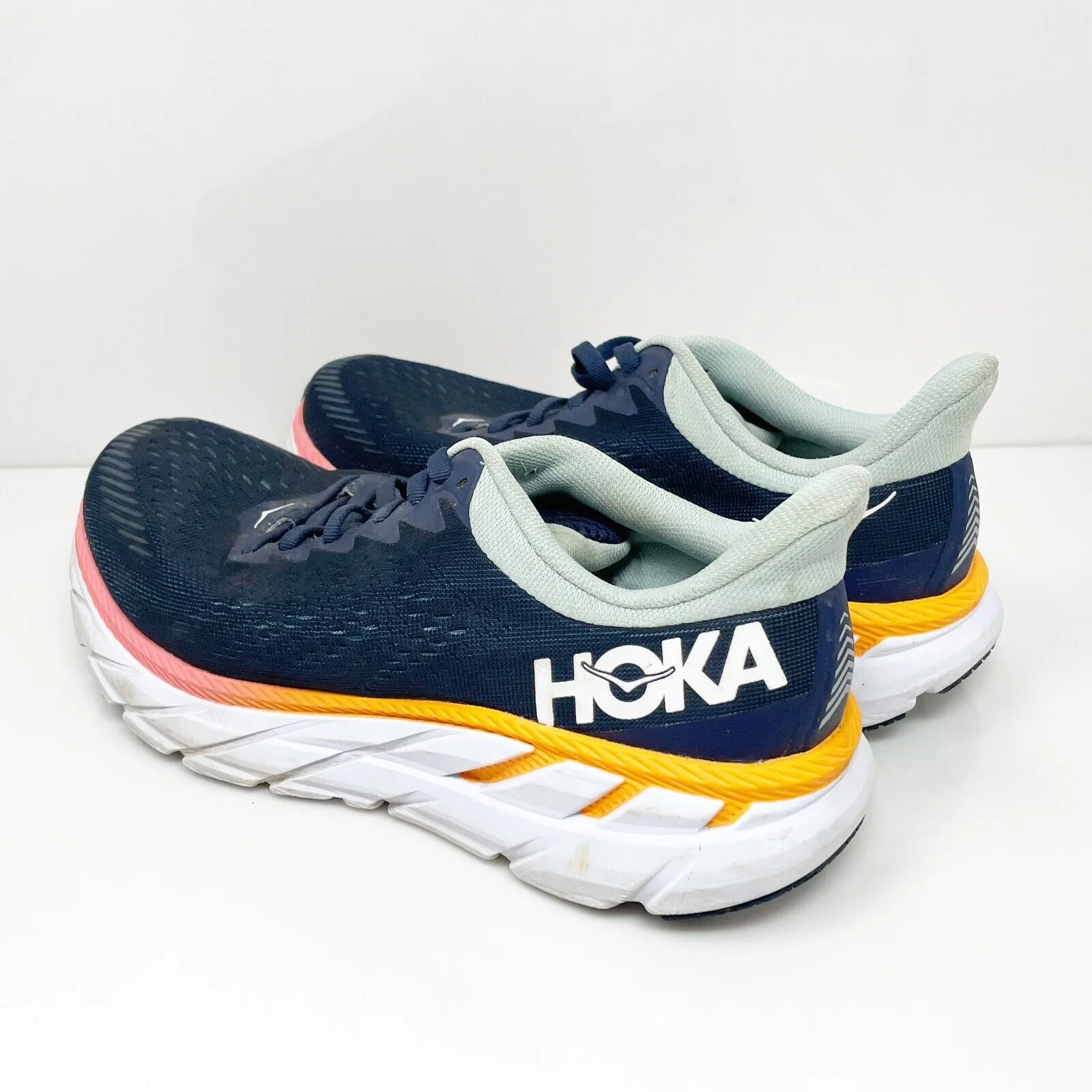 Hoka One One Womens Clifton 7 1110535 BIBH Blue Running Shoes Sneakers Size 7.5D