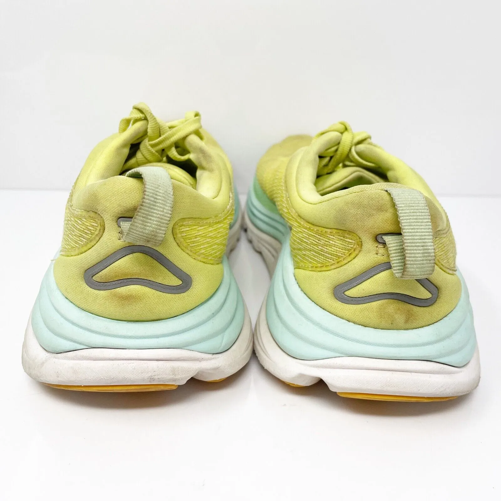 Hoka One One Womens Gaviota 5 1134235 CGSO Yellow Running Shoes Sneakers 7.5 B