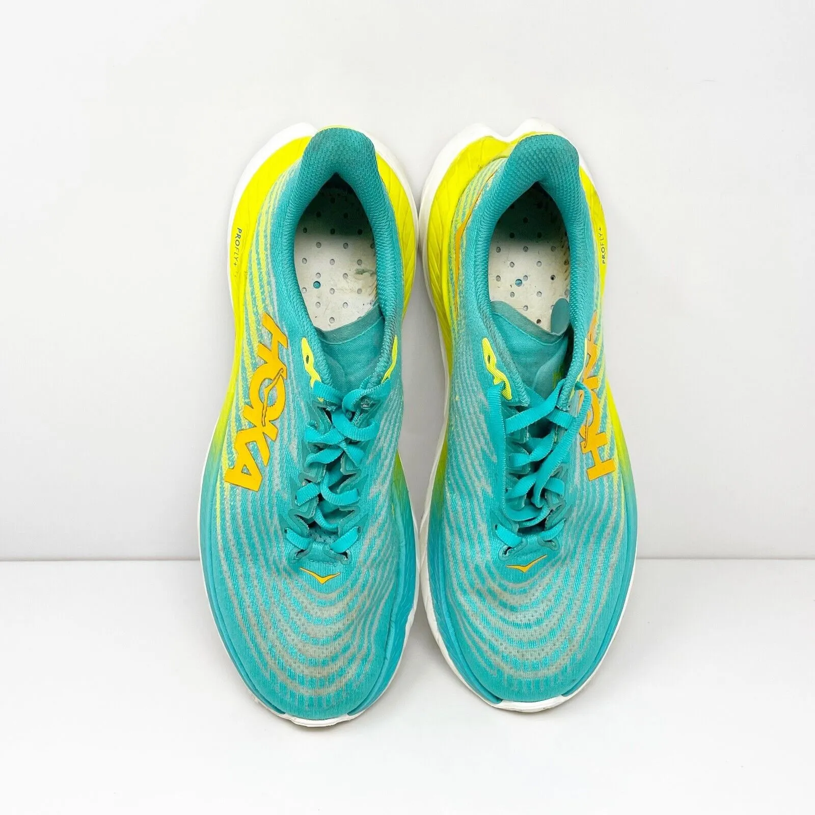 Hoka One One Womens Mach 5 1127894 CEPR Blue Running Shoes Sneakers Size 8.5 B