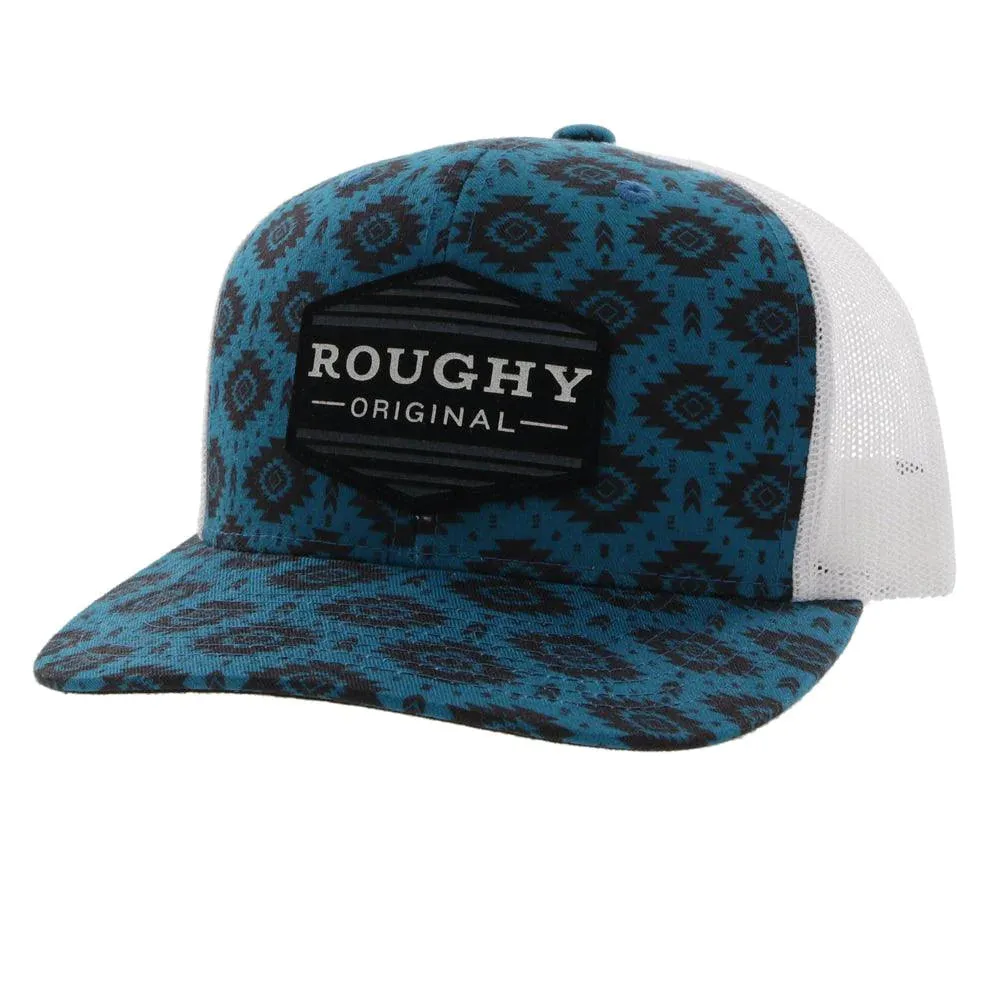 Hooey Roughy Blue White Hat