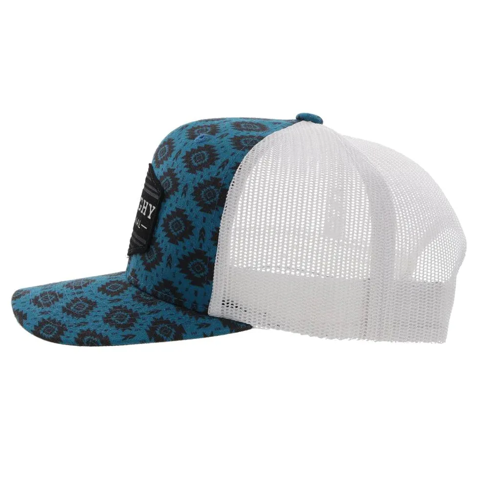 Hooey Roughy Blue White Hat