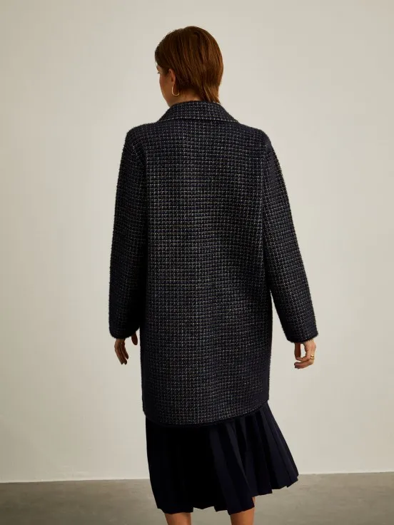 Houndstooth print overcoat - 1 result.