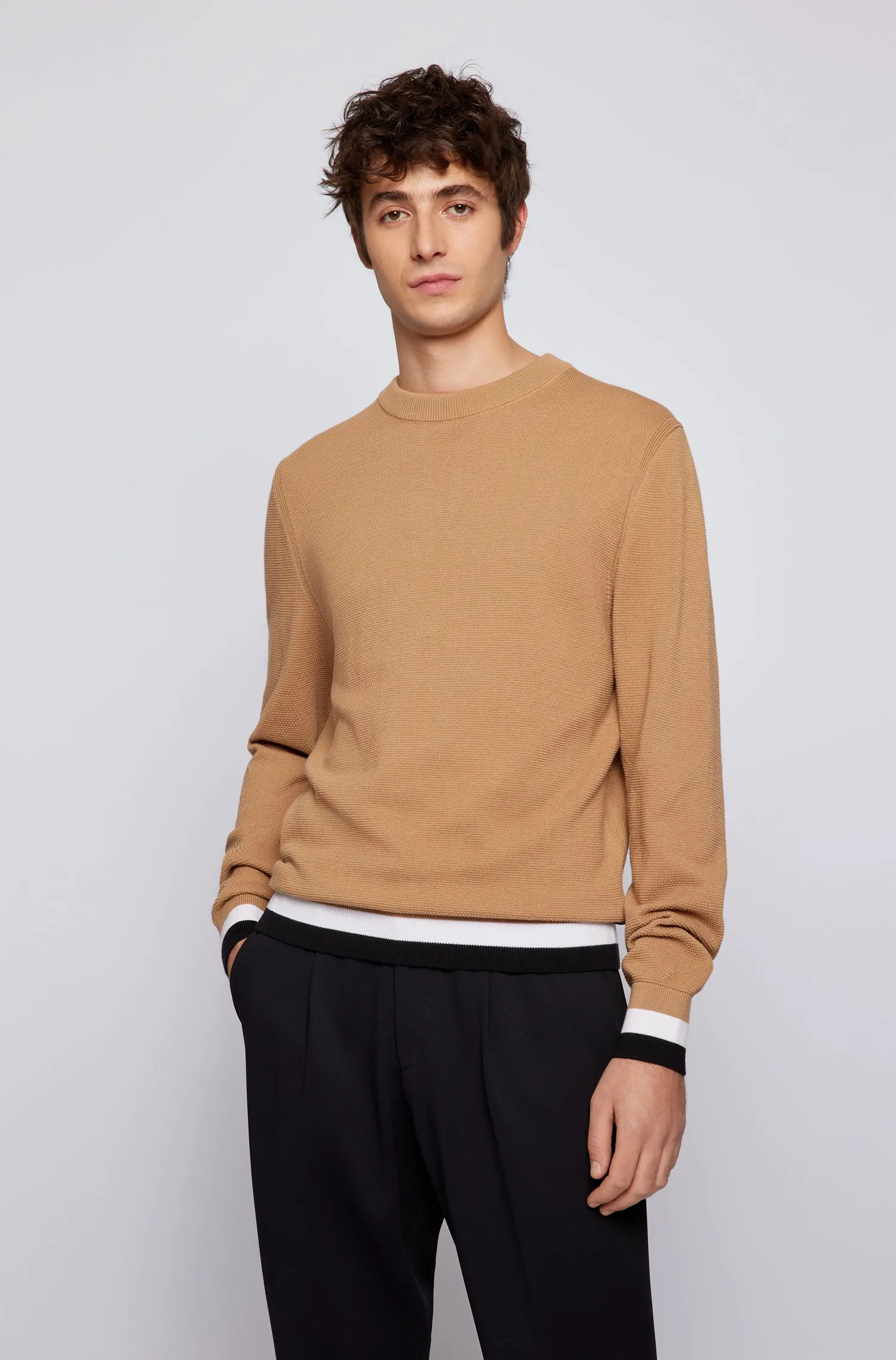 Hugo Boss Ecaio Knit Beige