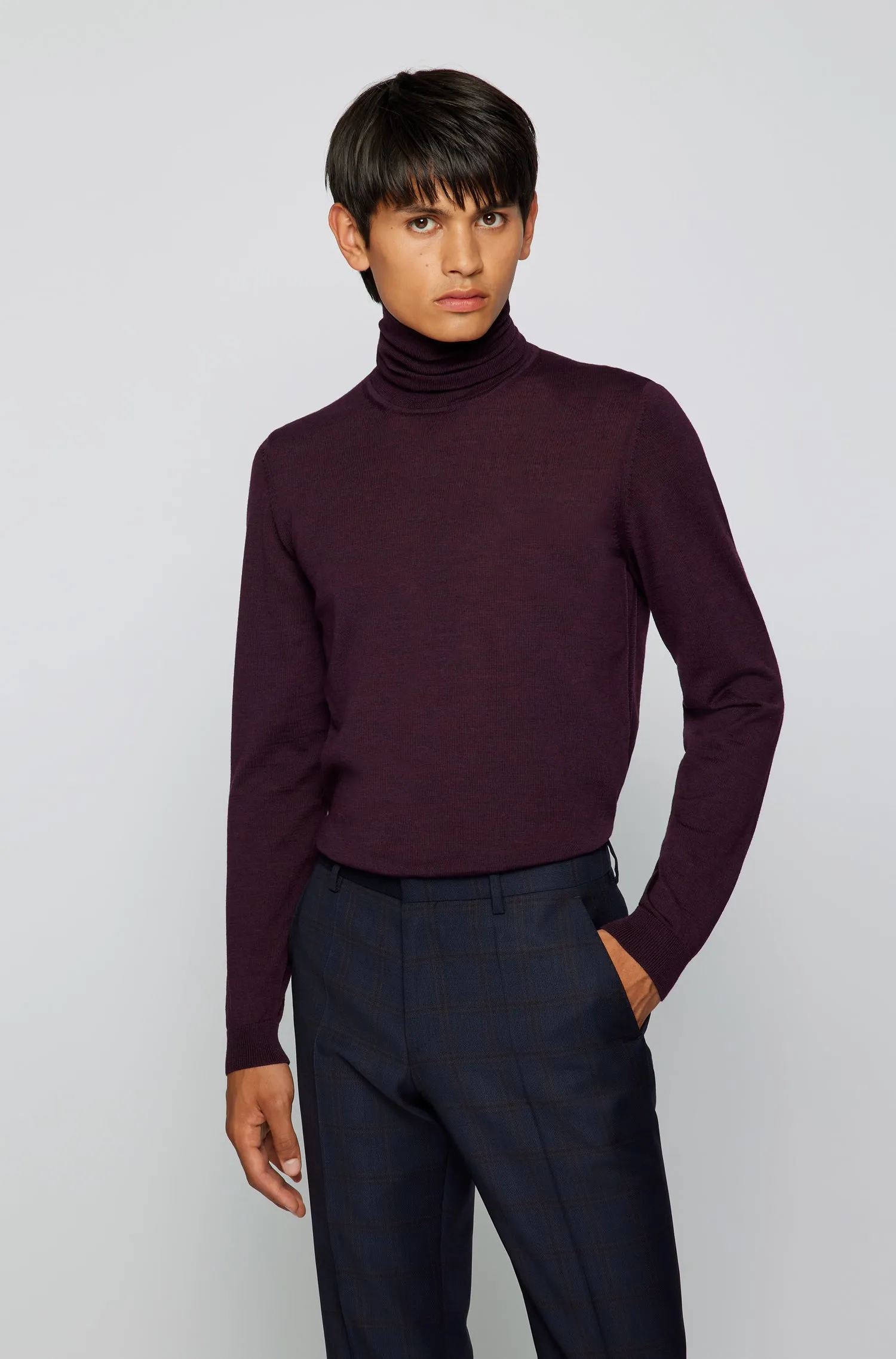 Hugo Boss Musso Knit Purple