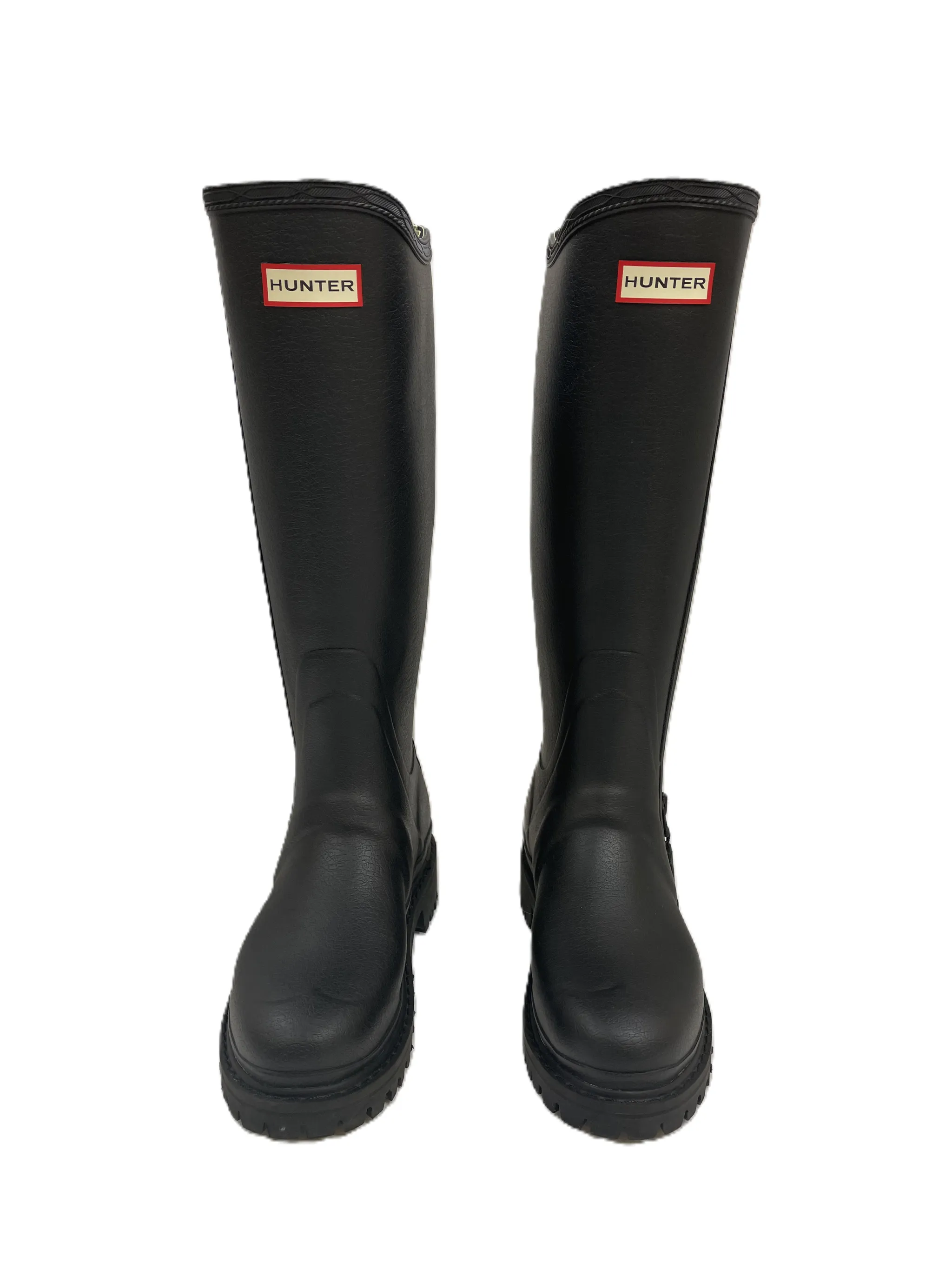 Hunter Black Knee High Boots, Size 6