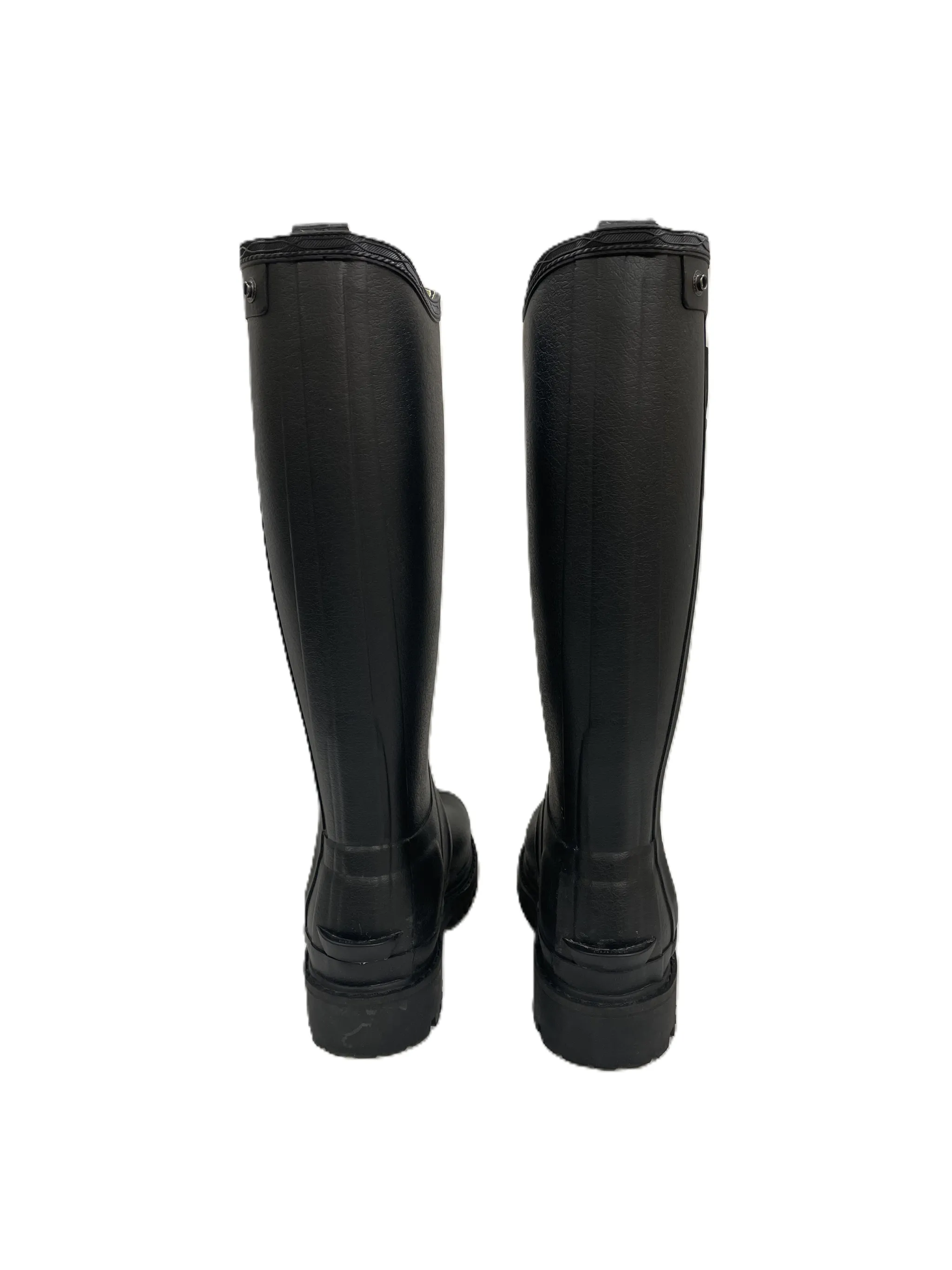 Hunter Black Knee High Boots, Size 6