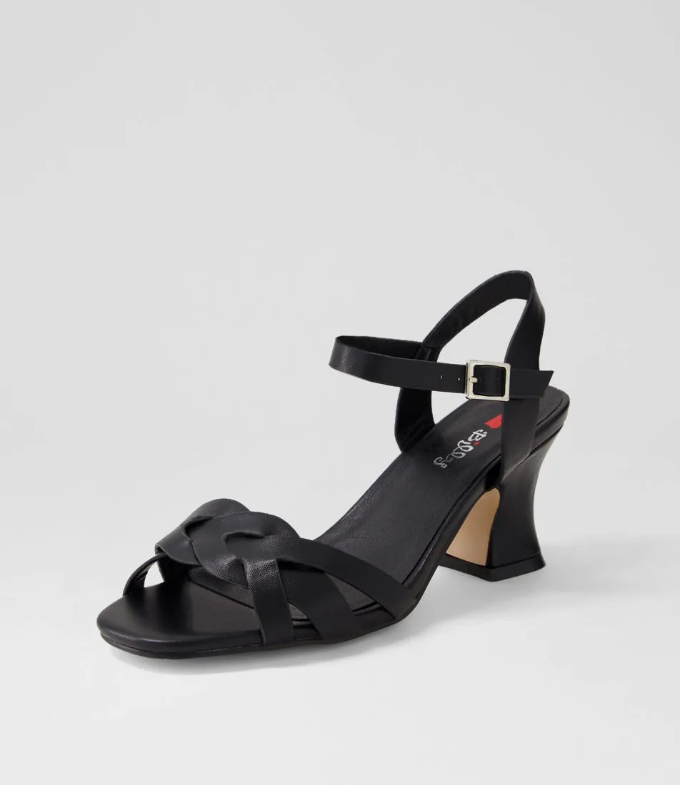 I LOVE BILLY Wippie Black Sandals